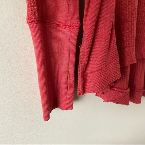 NWOT-FREE People “Malibu” High Low Thermal - Picture 10 of 13